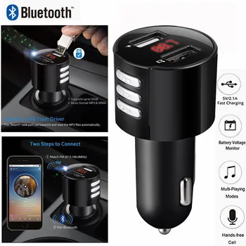 Producentens Nye Bil MP3-Bil Bluetooth håndfri Bil FM-Senderen Bil MP3-musikafspiller Bil Oplader
