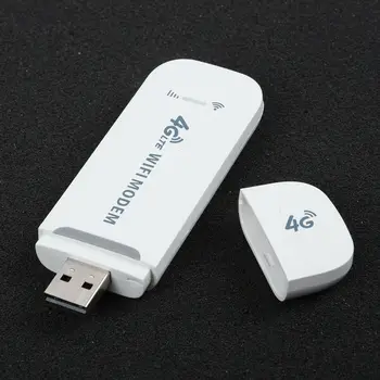 4G LTE-Netværk-Kort, USB-WiFi Modem 4G Trådløs Router med WiFi Hotspot SIM-Kort Slot til Win XP Vista 7/10 Mac 10.4 IOS
