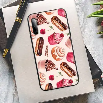 Dessert Is Macarons Kage Mobiltelefon Cover taske Til Samsung A51-A71-A72 A20 A21 A31 A10 A40 A70 A30 S A20E A52 A50 A11