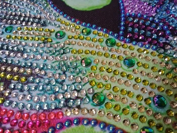 5D Specielt Formet Dyr Diamant Maleri DIY-Grønne Øje Kat Diamant Broderi Rhinestone Cross Stitch Crystal Gaver, Kunsthåndværk