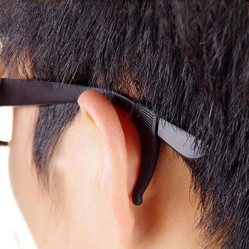 Hot Sælger 5Pairs/Masse Udendørs Motion Silikone Øre Kroge Til Briller Anti Slip Templet Holder Komfortable Ear Tip