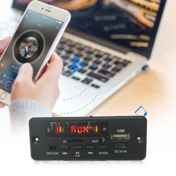 MP3 Dekoder yrelsen Trådløse Bluetooth-Modul Bil Audio MP3-Afspiller, USB-TF FM-Dekoder Bord med Fjernbetjening
