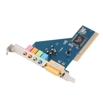 Nemt, Bekvemt at Bruge 4 Kanal 5.1 15-pin Surround 3D PCI-Lyd-Kortet til PC Windows XP/Vista/7