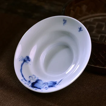 220ml Kinesisk Stil Te-Skålen Jingdezhen Blå og Hvide Porcelæn, Te Terrinen Kinesiske Kung Fu Teaware Vintage Gaiwan Master Cup