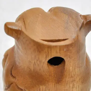 Hot Salg!!Træ-Ugle Ornament Kreative Ornamentale Kunst Ugle Dyr Skulptur Ornament til Husholdningsbrug