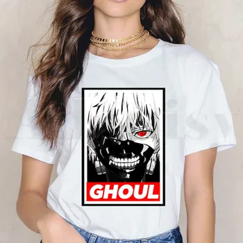 Tokyo Ghoul Kaneki Ken Øjne Japan Anime, Manga Korte Ærmer Overdele Tees Harajuku VintageT Shirts Kvinder ' s T-shirt