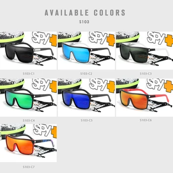 Mode Solbriller Klassisk design Mænd Square frame Polariserede Solbriller kvinder udendørs Reflekterende Belægning UV400 Med Sagen