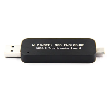 M2 USB3.0 SSD Harddisk HDD Kabinet M. 2 USB 3.0-Type C Harddisk Kabinet Ekstern Harddisk Tilfældet for 2230 2242 SSD M2