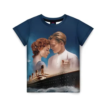 Børne-T-shirt Titanic 3D