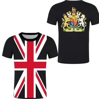 Det forenede Kongerige Brugerdefinerede DIY-t-shirts BRITISKE Nation Flag Mand Sommer t-Shirt Skotland Flag Tilpasse Alba Gu Brath Himlen Blå Tøj