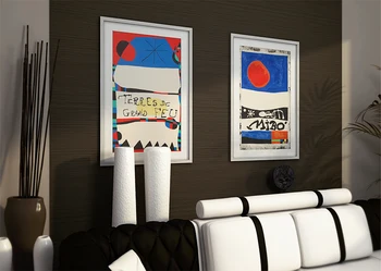 Joan Miro Abstrakte Stil Classic Væg Kunst, Lærred, Plakat og Print på Lærred Maleri Dekorative Billede med Hjem Indretning картины на стену