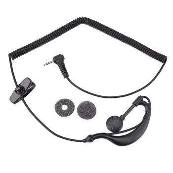NYE 2,5 mm G-Krog Samtaleanlæg Ørestykke Øretelefon Walkie Talkie Enkelt Ear Hovedtelefoner 1 Pin-Kun For at Lytte til Motorola/ICOM