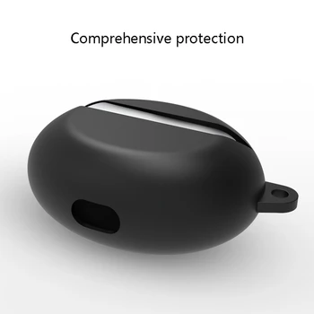 Silikone etui til Huawei Freebuds 4I Hovedtelefon Opladning Tilfælde Stødsikkert Beskyttende Dække Headset Sag