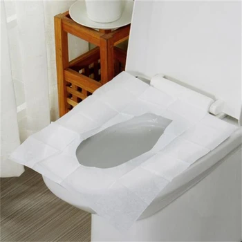 5Packs 50stk/Masse Disponibel Toilet Sæde Dække Vandtæt Sikkerhed Rejse/Camping Badeværelse Tilbehør Mat Bærbare