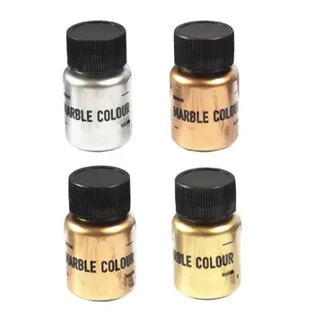 4 Farver Glimmer Pulver Pigment Epoxy Harpiks Farvestof Pigment Pulver, Maling, Badekar Bombe Glitter Marmor Metallisk Pigment Perfekt til C