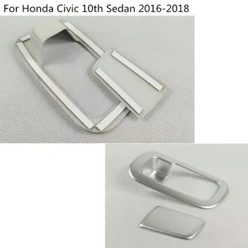 Bil Trim ABS Håndtag Chrome Handske Co-Driver Container Skifte Opbevaring Tilfælde, Max For Honda Civic 10 Sedan 2016 2017 2018 2019