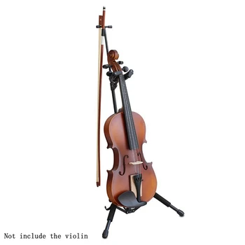 Nye Bærbare Folde-Gulvtæppe Stående Guitar Stå, Violin, Ukulele Stå med Stativ Base Violin Bærbare Folde Violin Stå