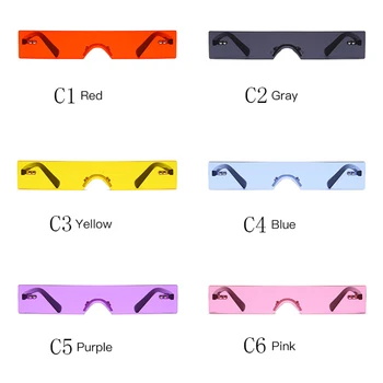 Rektangel Solbriller til Kvinder Vintage Nuancer til Mænd solbriller Mode Brand Designer Kørsel Uindfattede Briller Gafas Hombre