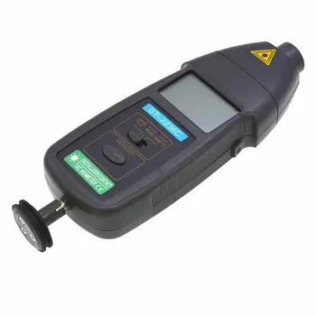 DT2236C Hastighed Detektor Meter Laser RPM Omdrejningstæller LED Digital Optisk Kontakt Omdrejningstæller Detektor Meter Ny