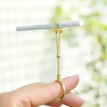 1Pc Cigaret Holder med Metal Ring til Udendørs Rygning Tilbehør