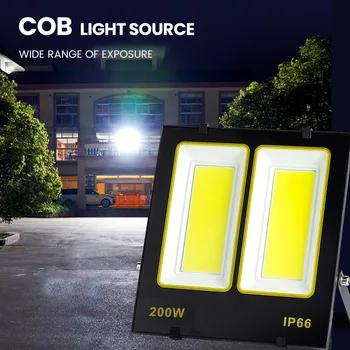 Nye Private Model LED Flood Light Flood Light, med en Høj Lysstyrke Aluminium Shell COB Patenteret Stort Pres Udendørs Lys 100-400 W