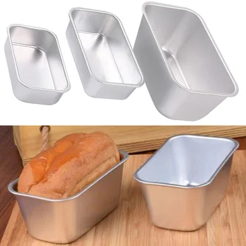 1stk Bage - Kage Pan Rektangulær - Brød Kage form brødform Aluminium Brownie Sne Toast Max Ost Boxs