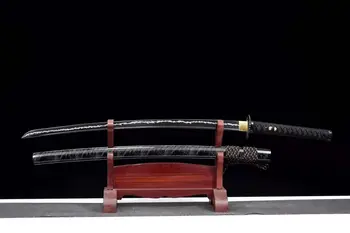 Håndlavet Kamp Klar 1095 Kulstofstål Blade Japansk Samurai Sværd Skarpe Ninja Katana Full Tang