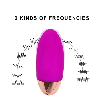 Vibrerende Æg Voksen Produkter Sex Legetøj Til Kvinder 10 Speed Vibrator til G-spot Massage Klitoris, Vagina Stimulator Kvindelige Onani