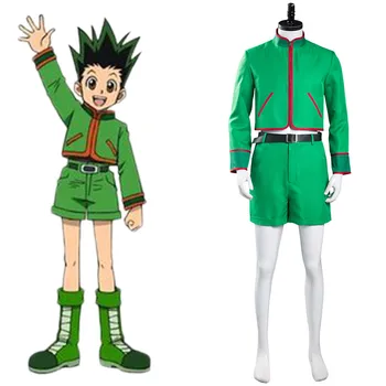 Anime Hunter X Hunter GON FREECSS Cosplay Kostume Top Shorts Komplet Sæt Halloween, Karneval Kostume