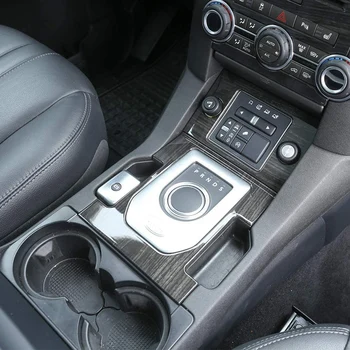 ABS Chrome Bil Vand kopholder Pailletter Trim Gear Shift Panel Dækker Decals til Land Rover Discovery Sport-2018