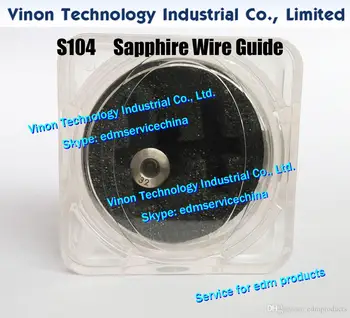 Ø0. 11mm Wire Guide Sapphire S104 3080210, Øverste Dør B (Sapphire) 0205662 for AQ327L, AQ400L, AQ537L, AQ550L EDM Safir Guide