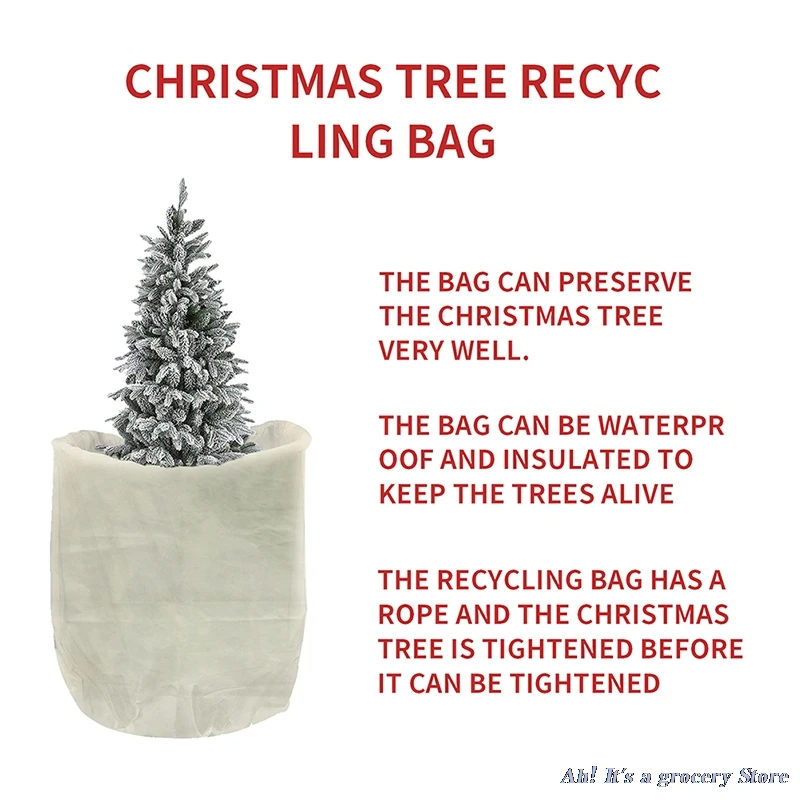 Opbevaringspose til juletræ ekstra store ikke-vævet juletræ opbevaring poser rabat < Køkken & Organisation | Levade.dk